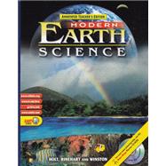 Modern Earth Science by Sater, Robert J., 9780030565342