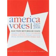 America Votes  2007-2008 by Cook, Rhodes, 9781604265347
