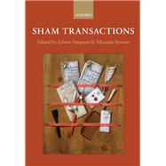 Sham Transactions by Simpson, Edwin; Stewart, Miranda, 9780199685349