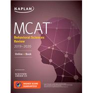 MCAT Behavioral Sciences Review 2019-2020 by Macnow, Alexander Stone, M.D., 9781506235349