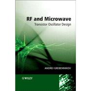 RF and Microwave Transistor Oscillator Design by Grebennikov, Andrei, 9780470025352