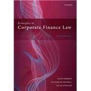 Principles of Corporate Finance Law by Ferran, Eilís; Howell, Elizabeth; Steffek, Felix, 9780198865353