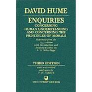 Enquiries Concerning Human Understanding and Concerning the Principles of Morals by Hume, David; Selby-Bigge, L. A.; Nidditch, P. H., 9780198245360