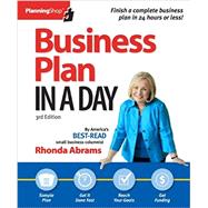 Business Plan in a Day by Abrams, Rhonda, 9781933895376