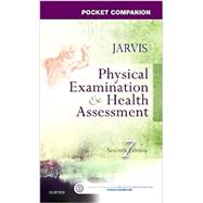 Physical Examination and Health Assessment Pocket Companion by Jarvis, Carolyn, Ph.D.; Thomas, Pat; Strandberg, Kevin, 9780323265379