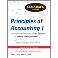 Schaum's Outline of Principles of Accounting I, Fifth Edition by Lerner, Joel; Cashin, James, 9780071635387