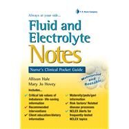 Fluid and Electrolyte Notes by Hale, Allison; Hovey, Mary Jo, 9780803625389