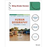 Human Geography: People, Place, and Culture, Eleventh Edition Loose-leaf Print Companion by Fouberg, Erin H.; Murphy, Alexander B.; De Blij, Harm J., 9781118995389