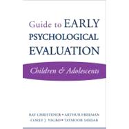 Guide To Early Psy Eval:Child Pa by Freeman,Arthur, 9780393705393