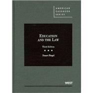 Education and the Law by Biegel, Stuart, 9780314275394