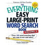 The Everything Easy Large-Print Word Search Book by Timmerman, Charles, 9781440585395