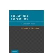 Publicly Held Corporations by Friedman, Howard M., 9780195395396