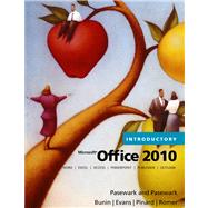 Microsoft Office 2010 Introductory by Pasewark/Pasewark; Romer, Robin M.; Evans, Jessica; Pinard, Katherine T.; Biheller Bunin, Rachel, 9780538475396