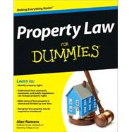 Property Law for Dummies by Romero, Alan R., 9781118375396