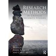 Research Methods in Critical Security Studies: An Introduction by Salter; Mark B., 9780415535403