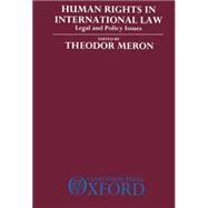 Human Rights in International Law Legal and Policy Issues by Meron, Theodor, 9780198255406