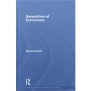 Generations of Economists by Collard; David, 9780415565417