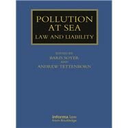 Pollution at Sea by Soyer; Baris Professor, 9781842145418