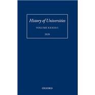 History of Universities XXXIII/1 by Feingold, Mordechai, 9780198865421