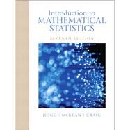 Introduction to Mathematical Statistics by Hogg, Robert V.; McKean, Joseph W.; Craig, Allen T., 9780321795434