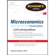 Schaum's Outline of Microeconomics, Fourth Edition by Salvatore, Dominick, 9780071755450