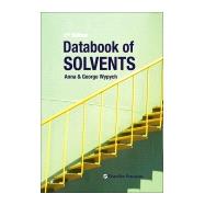 Databook of Solvents by Wypych, Anna; Wypych, George, 9781927885451