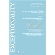 Large-scale Testing of Students With Disabilities: A Special Issue of exceptionality by Tindal, Gerald, 9780805895452