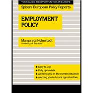 Employment Policy by Holmstedt,Margareta, 9781138425453