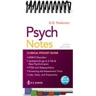 Psych Notes: Clinical Pocket Guide by Pedersen, Darlene D., 9781719645454