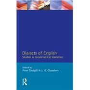 Dialects of English by Peter Trudgill; J. K. Chambers, 9781315505459