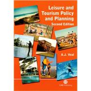 Leisure and Tourism Policy and Planning by A. J. Veal, 9780851995465