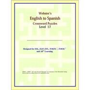 Webster's English to Spanish Crossword Puzzles by ICON Reference, 9780497255473