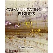 Communicating in Business + Webcom by Insley, Robert, 9781465295484