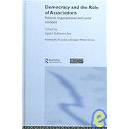 Democracy and the Role of Associations: Political, Strutural and Social Contexts by Rossteutscher; Sigrid, 9780415325486