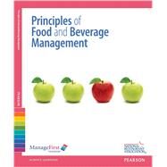 ManageFirst Principles of Food and Beverage Management w/ Answer Sheet by National Restaurant Association, 9780132725491