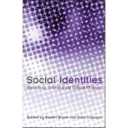 Social Identities: Motivational, Emotional, Cultural Influences by Brown; Rupert, 9781841695495