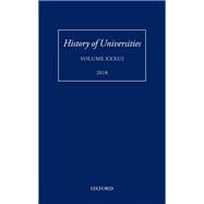 History of Universities Volume XXXI / 2 by Feingold, Mordechai, 9780198835509