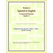 Webster's Spanish to English Crossword Puzzles by ICON Reference, 9780497255510