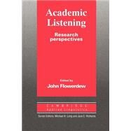 Academic Listening by Flowerdew, John, 9780521455510
