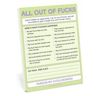 All Out of Fucks Nifty Note by Unknown, 9781683495512