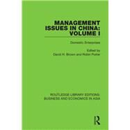 Management Issues in China by Brown, David H.; Porter, Robin, 9781138365513