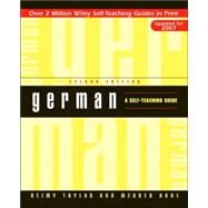 German A Self-Teaching Guide by Taylor, Heimy; Haas, Werner, 9780470165515