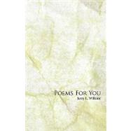 Poems for You by Wilkins, Jerry L., 9781438925523