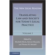 The New Legal Realism by Mertz, Elizabeth; MacAulay, Stewart; Mitchell, Thomas W., 9781107415539
