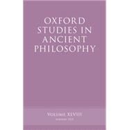 Oxford Studies in Ancient Philosophy, Volume 48 by Inwood, Brad, 9780198735540