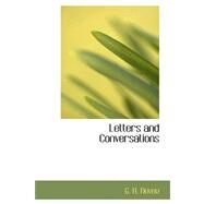 Letters and Conversations by Neveu, G. A., 9780554905549