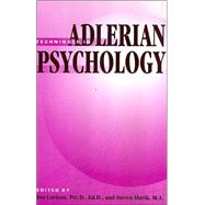 Techniques in Adlerian Psychology by Carlson,Jon, 9781560325550