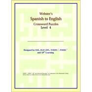 Webster's Spanish to English Crossword Puzzles by ICON Reference, 9780497255565