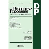 Accessibility in Text and Discourse Processing: A Special Issue of Discourse Processes by Sanders; Ted J.M., 9780805895568