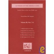 Authors of the Middle Ages, Volume III, Nos 711: English Writers of the Late Middle Ages by Gray,Douglas;Seymour,M.C., 9780860785569